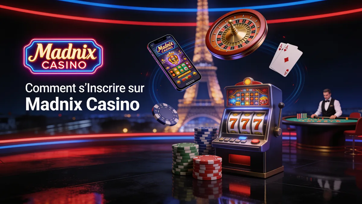 Comment s’Inscrire sur Madnix Casino — madnix casino en France