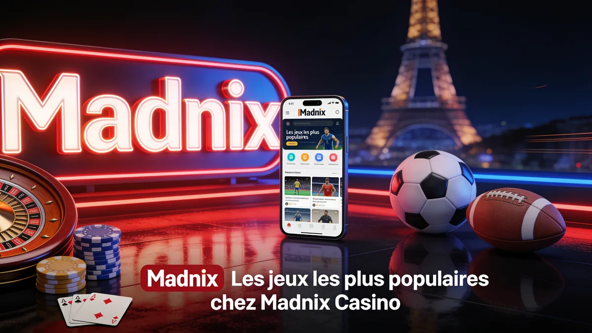 Les jeux les plus populaires chez Madnix Casino — madnix casino en France